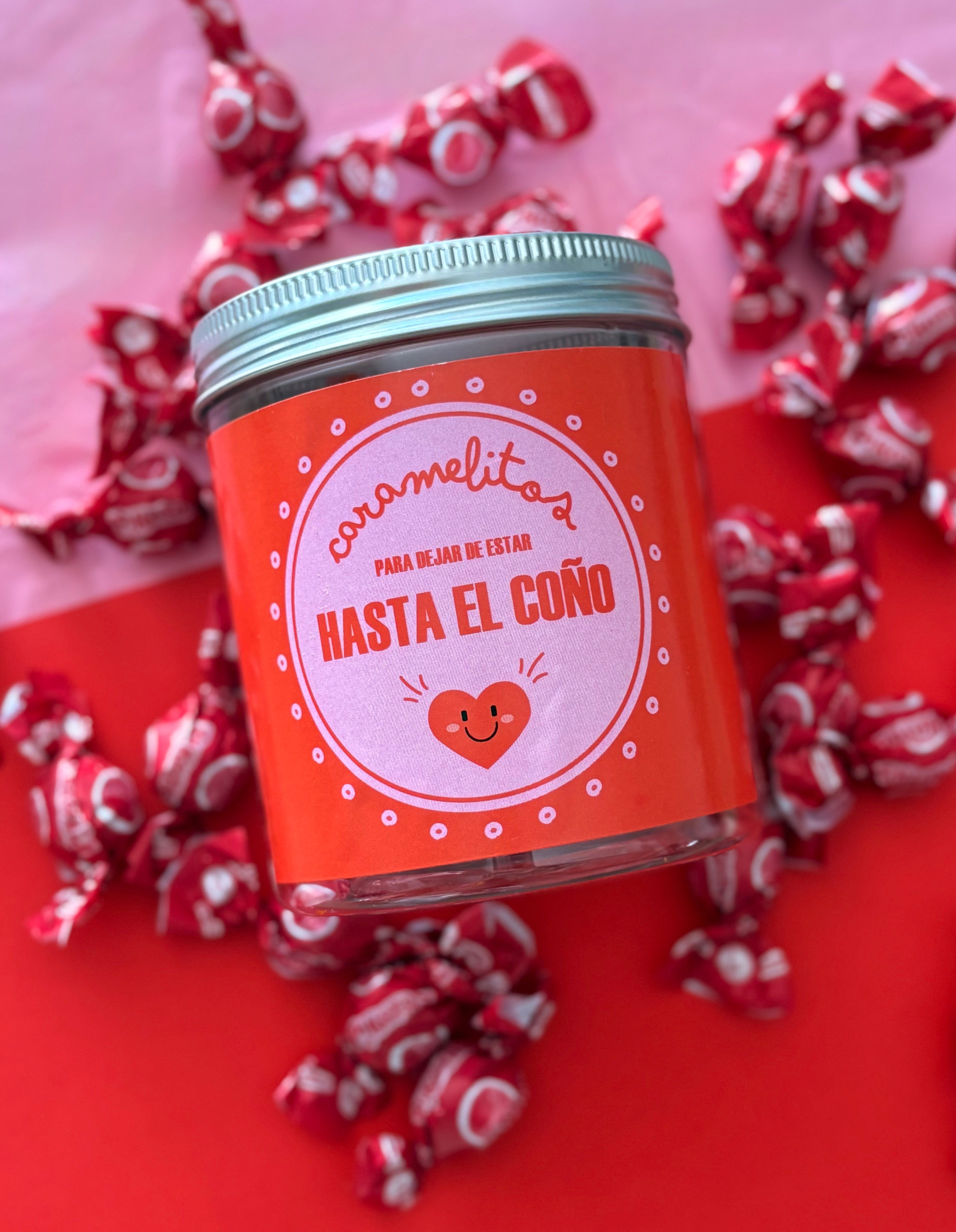 Bote de caramelos HASTA EL COÑO