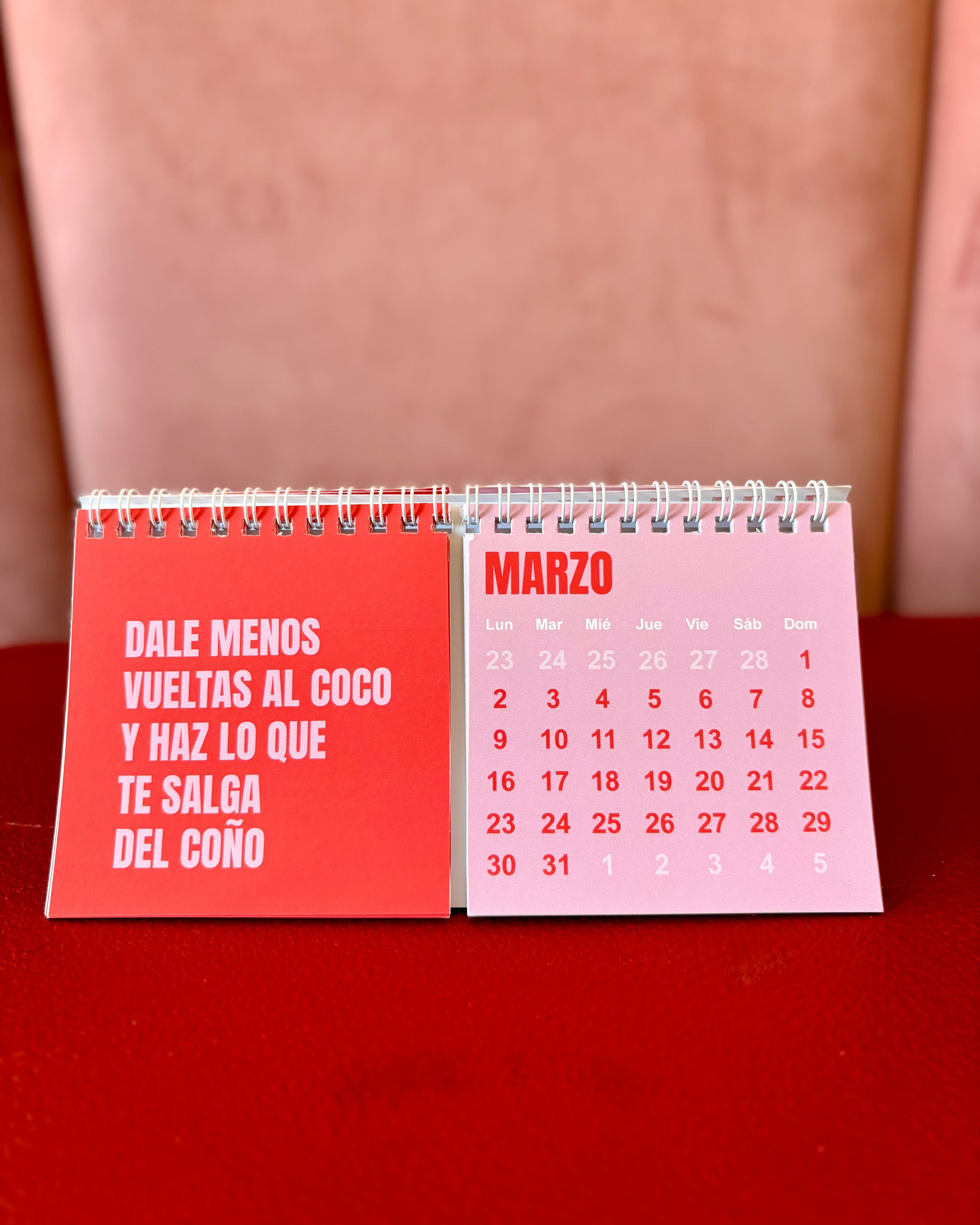 Calendario 2026 HASTA EL COÑO
