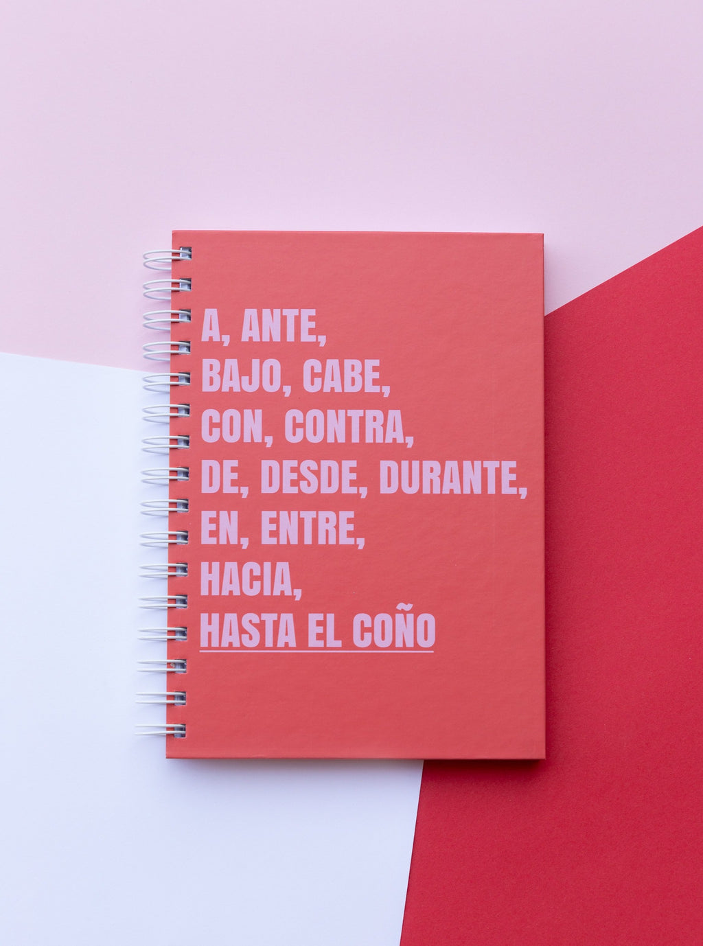 Cuaderno a, ante, bajo...y Hasta el Coño